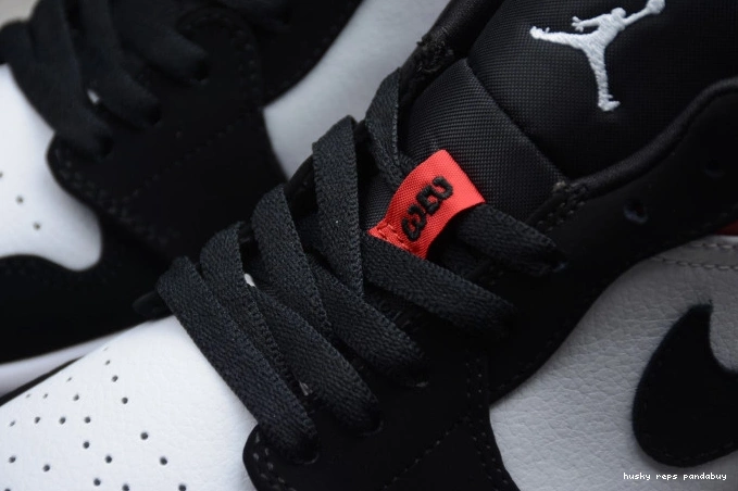 Rep Husky 1 Toe Jordan 553558-116 Low Air Black 0715